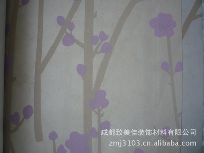 【墻紙供應(yīng) 環(huán)保無(wú)紡布花卉墻紙臥室客廳滿鋪4-14-p1110102】?jī)r(jià)格,廠家,圖片,壁紙/墻布/墻貼,成都致美佳裝飾材料-